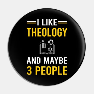 3 People Theology Theologian Theologist Pin