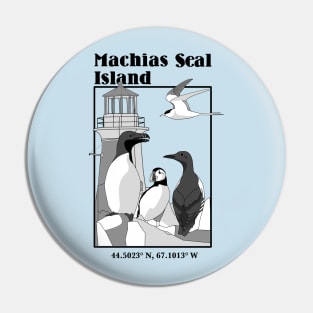 Machias Seal Island Maine Pin