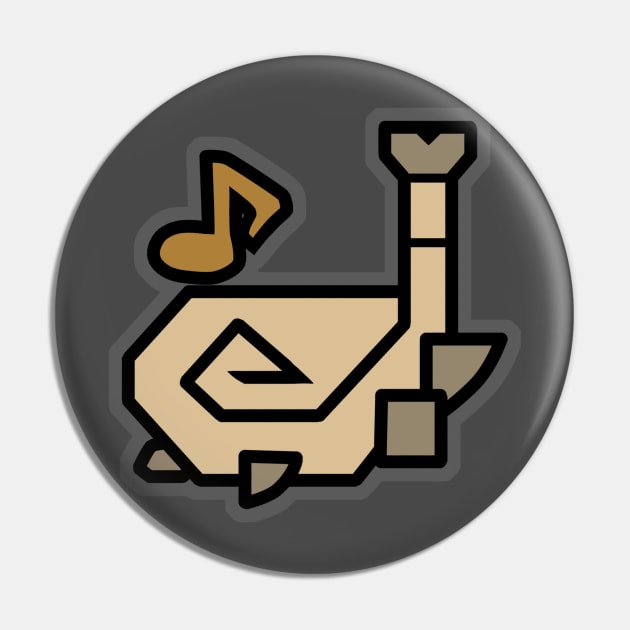 Hunting Horn | Monster Hunter Pin by YhaniDoriasArts