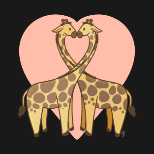Giraffes In Love T-Shirt