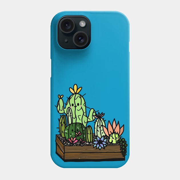 Cactus Hangout Phone Case by GrumpyOldScotsman