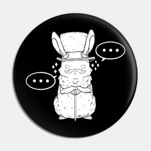 Top Hat Bunny Pin