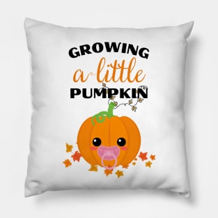 Growing a Little Pumpkin Pillow