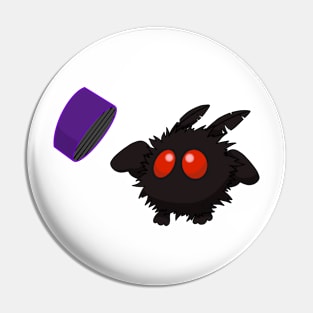 Mothman puff Pin