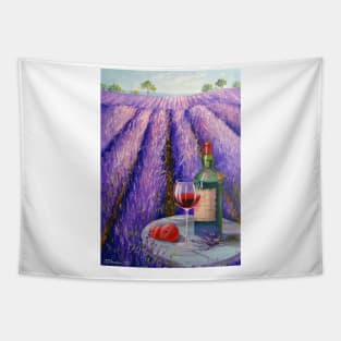 Lavender, wine and fruit Tapestry