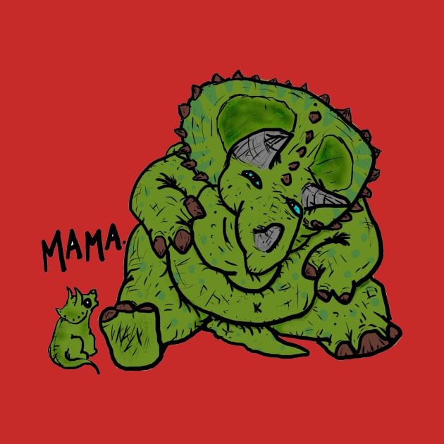 Stoned Triceratops by Cosmic Terrors