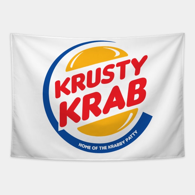 Krusty Krab Tapestry by Daletheskater