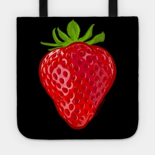 Red Juicy Strawberry Tote