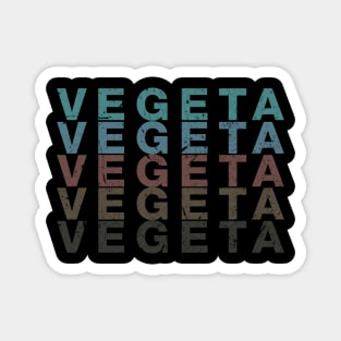 Vintage Proud Anime Name Vegeta Funny Birthday Gift Magnet