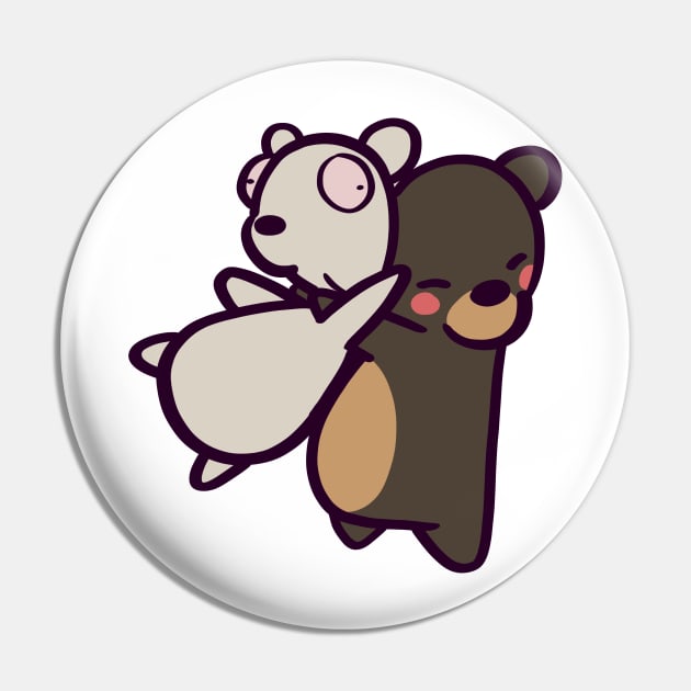 Big Bear Hug Pin by ThumboArtBumbo