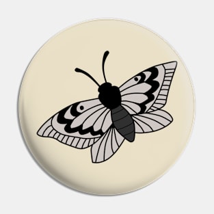 dark butterfly Pin