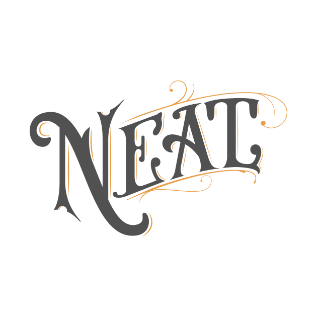 "Neat" Vintage Lettering by davidnovrian