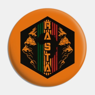 Rasta Africa Pin