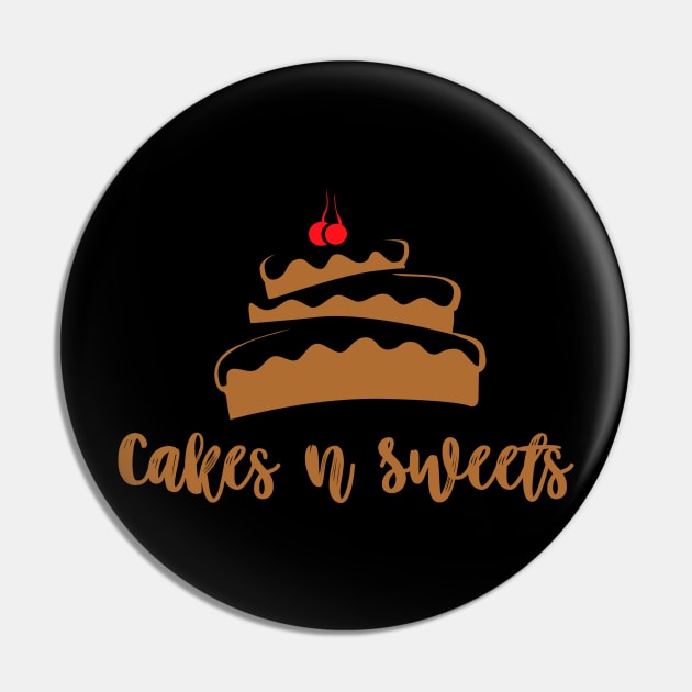 Chocolate Cake Pin by Whatastory