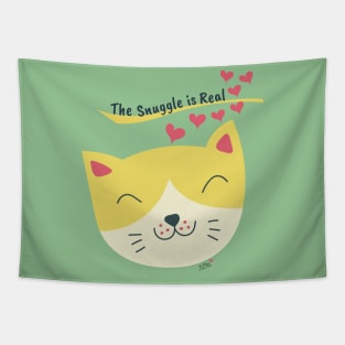 The Snuggle is Real Tapestry