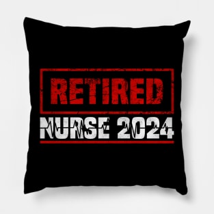 Retired Nurse 2024, Professional Retirement And Healthcare Veteran Pillow