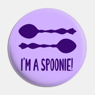 I'm A Spoonie! (Purple) Pin