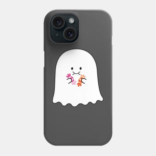 Gordie the Ghost | by queenie's cards Phone Case