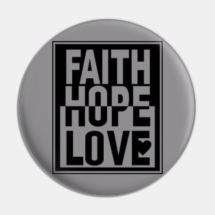 tshirt FAITH HOPE Pin