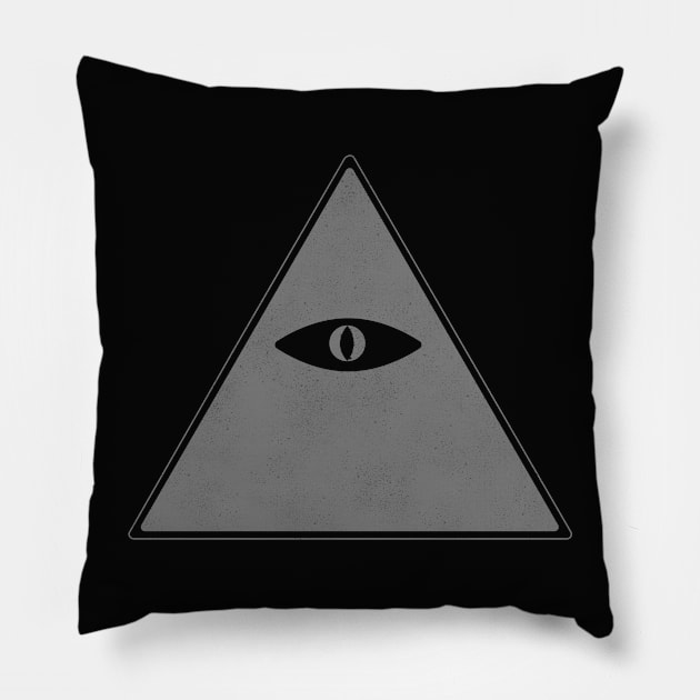 The all seeing demon eye Pillow by nimsic