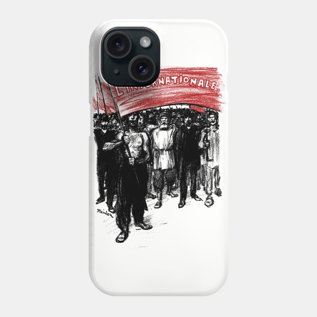 L'Internationale - Socialist, Leftist, Paris Commune, Internationale Phone Case by SpaceDogLaika