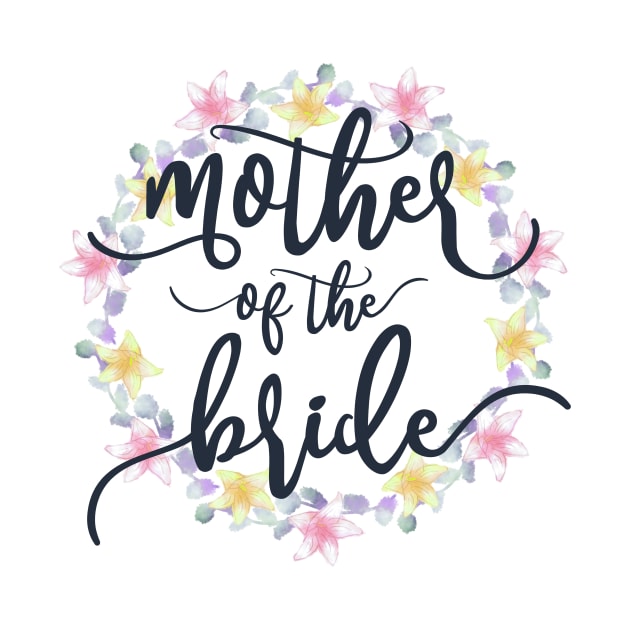 Elegant Mother of the Bride Wedding Calligraphy by Jasmine Anderson