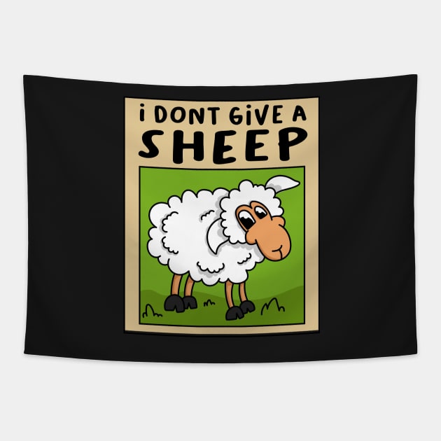 I dont give a Sheep! Tapestry by shivram