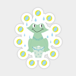 Lovely Froggy Magnet