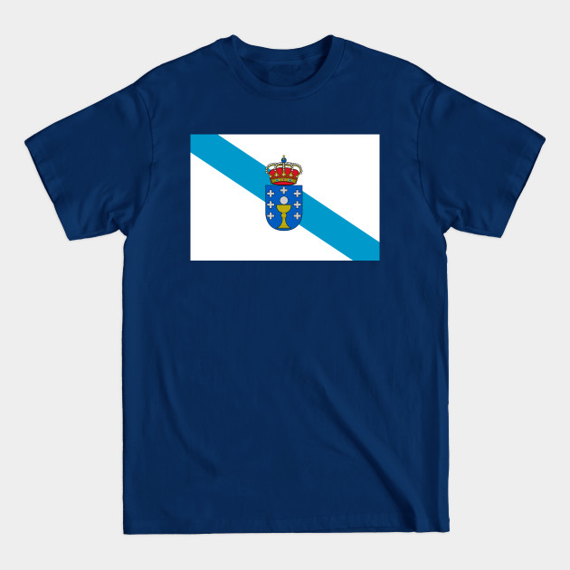 Disover Flag of Galicia (Spain) - Flag - T-Shirt