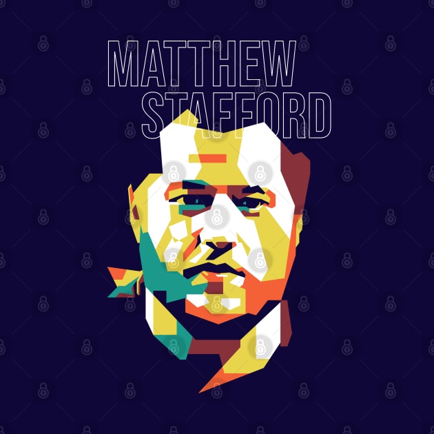 Matthew Stafford on WPAP Art by pentaShop