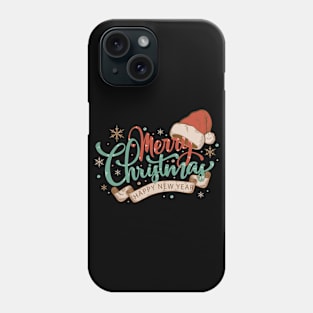 Merry Christmas family Plaid Graphic Christmas Letter Printed Short Sleeve Casual Tee Shirts Tops Phone Case