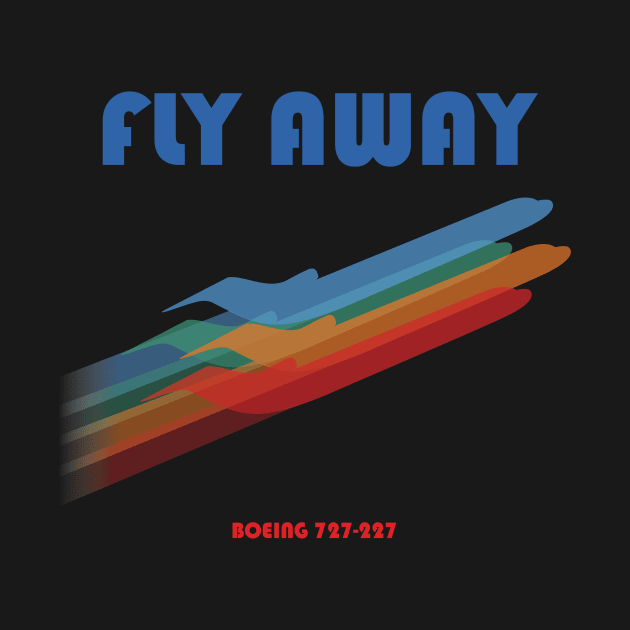 Minimalist Retro Fly Away Aviation Boeing Design by Avion