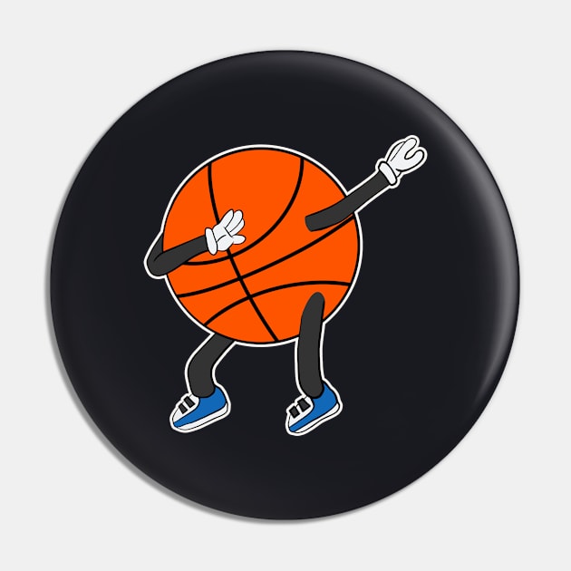 Dabbing Basketball Dab Dance Pin by Foxxy Merch