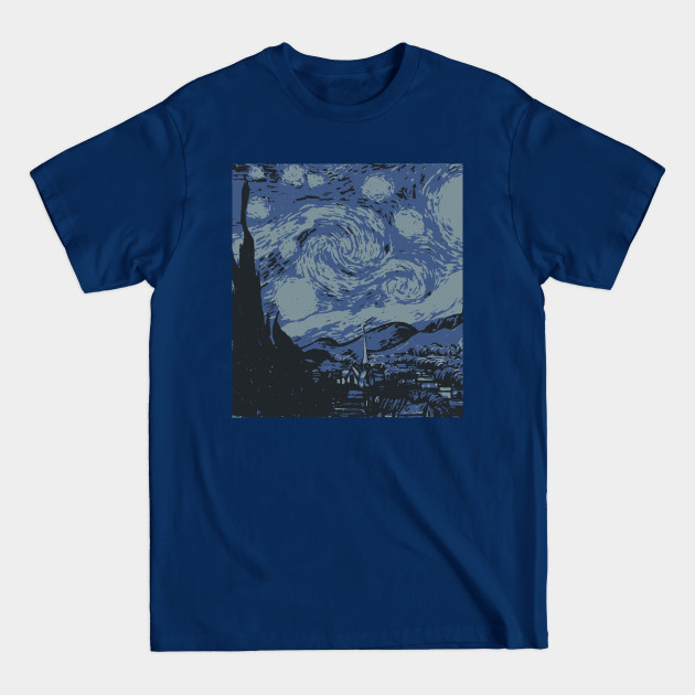 Discover Abstract Starry Night - Starry Night - T-Shirt