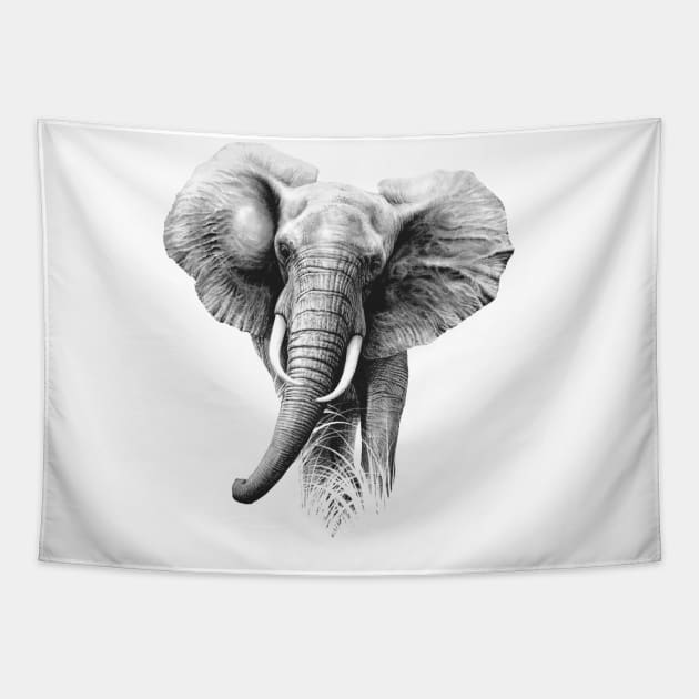 Elephant Tapestry by hitext