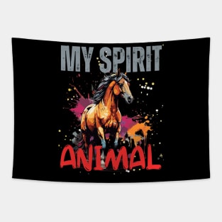 Horse Spirit Animal Tapestry