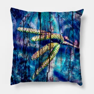 Blue Archetypal Poetry Pillow