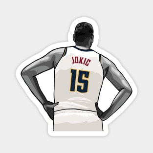 Nikola Jokic Pixel Standing Magnet