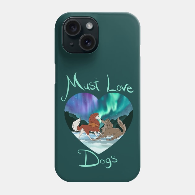 Must Love Dogs Phone Case by Drea D. Illustrations