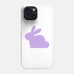 Pastel purple solid rabbit Phone Case