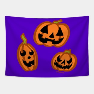 Jack-o-Lanterns Galore! Tapestry