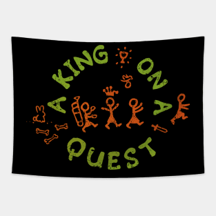 A King on a Quest Tapestry