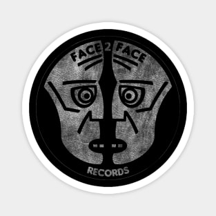 FACE 2 FACE The 2 mask logo premium Magnet