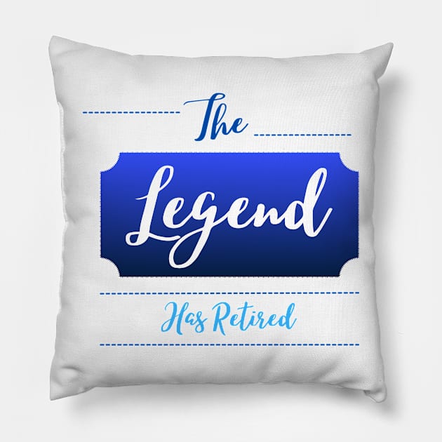 Happy retirement Pillow by smkworld