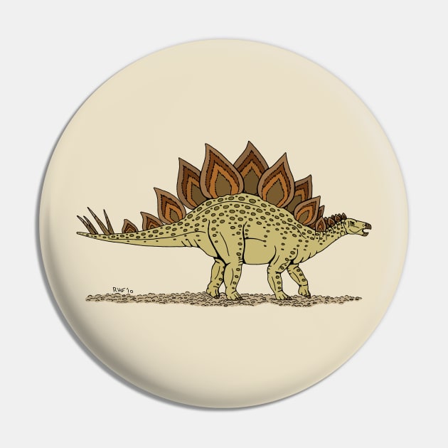 Stegosaurus Pin by AzureLionProductions