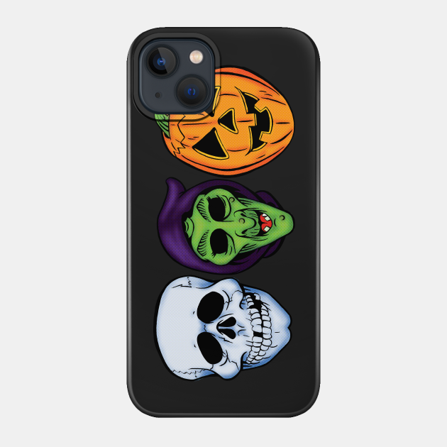 3 HALLOWEEN MASKS - Halloween - Phone Case