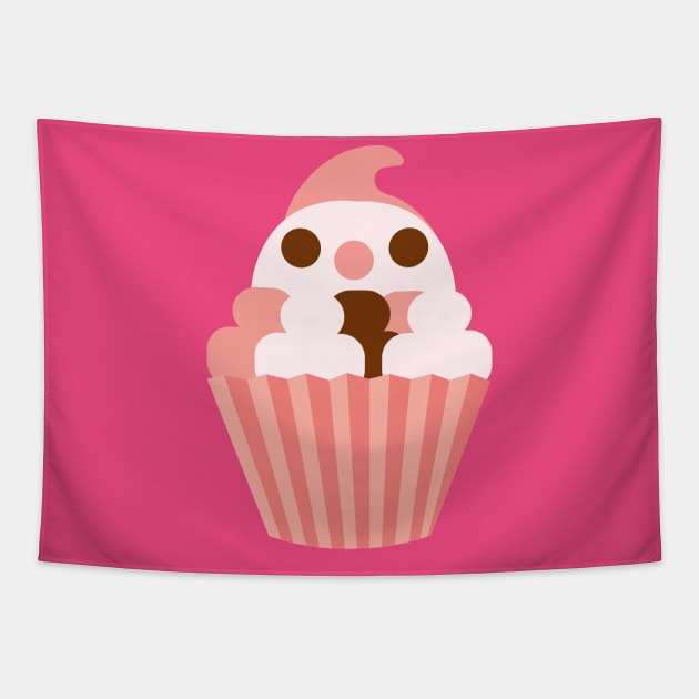 Cupcake Cute T-Shirt Tapestry by Codyaldy