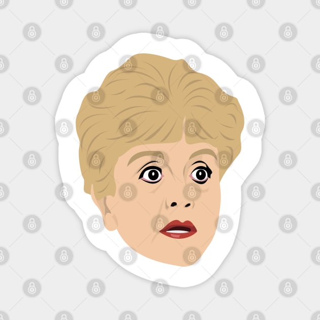 Jessica Fletcher from Murder, She Wrote Magnet by Greg12580