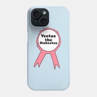 Yeetus the Diabeetus Ribbon - Salmon Phone Case