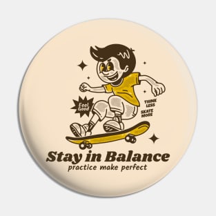 Stay in balance Pin